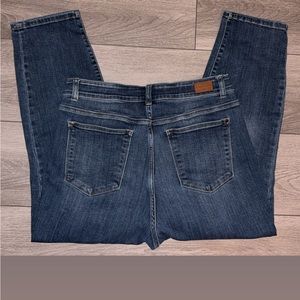 Judy Blue Denim Jeans Size 16 W Plus Size Cropped Slim High Rise Inseam 26 In